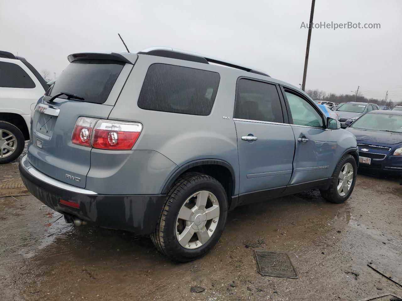 2007 Gmc Acadia Slt-1 Серый vin: 1GKEV23797J138026