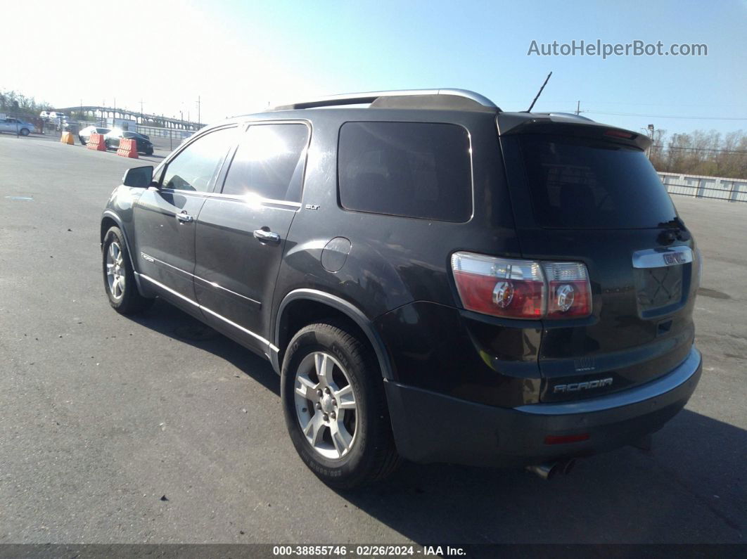 2007 Gmc Acadia Slt-1 Black vin: 1GKEV237X7J133238