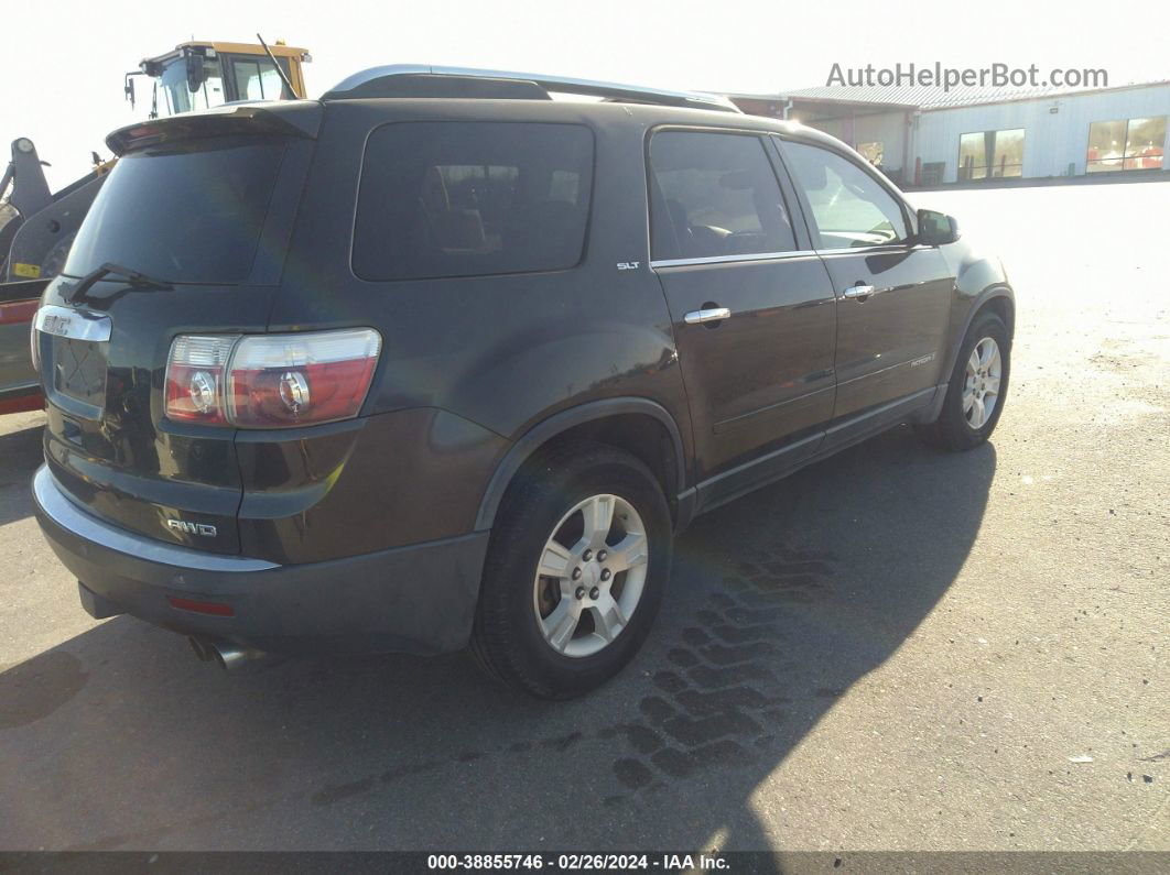 2007 Gmc Acadia Slt-1 Black vin: 1GKEV237X7J133238