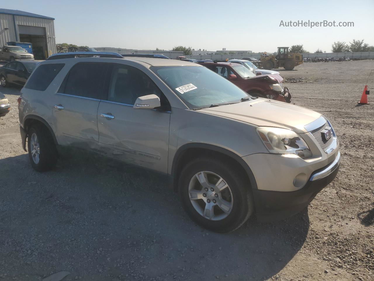 2007 Gmc Acadia Slt-1 Бежевый vin: 1GKEV237X7J137340