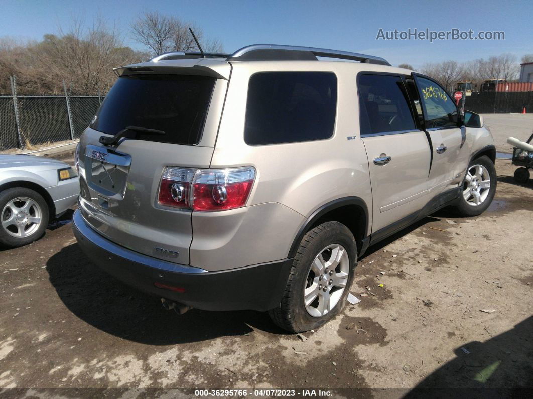 2007 Gmc Acadia Slt Золотой vin: 1GKEV33707J130127