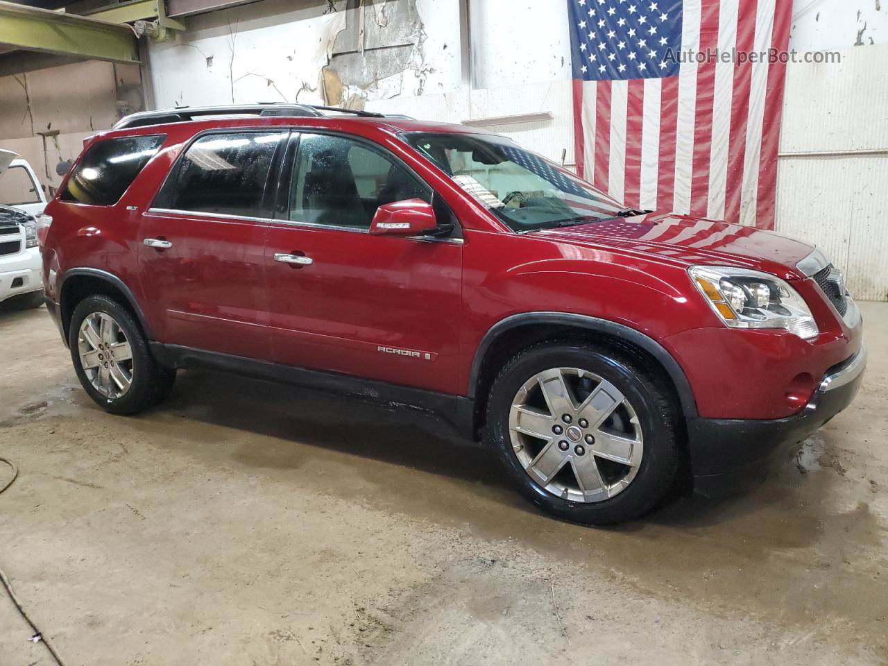 2007 Gmc Acadia Slt-2 Maroon vin: 1GKEV33727J116228