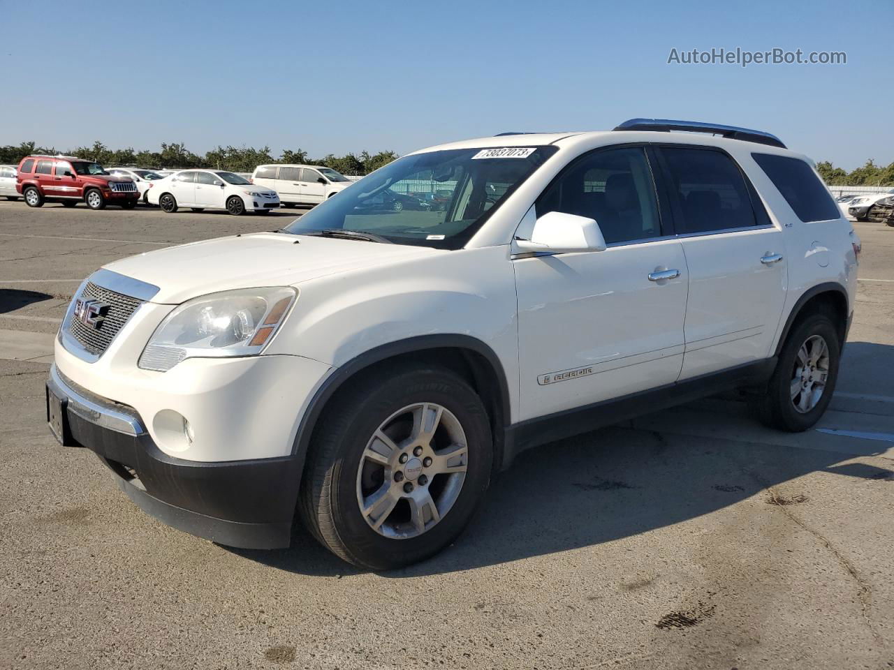 2007 Gmc Acadia Slt-2 Белый vin: 1GKEV33727J119808