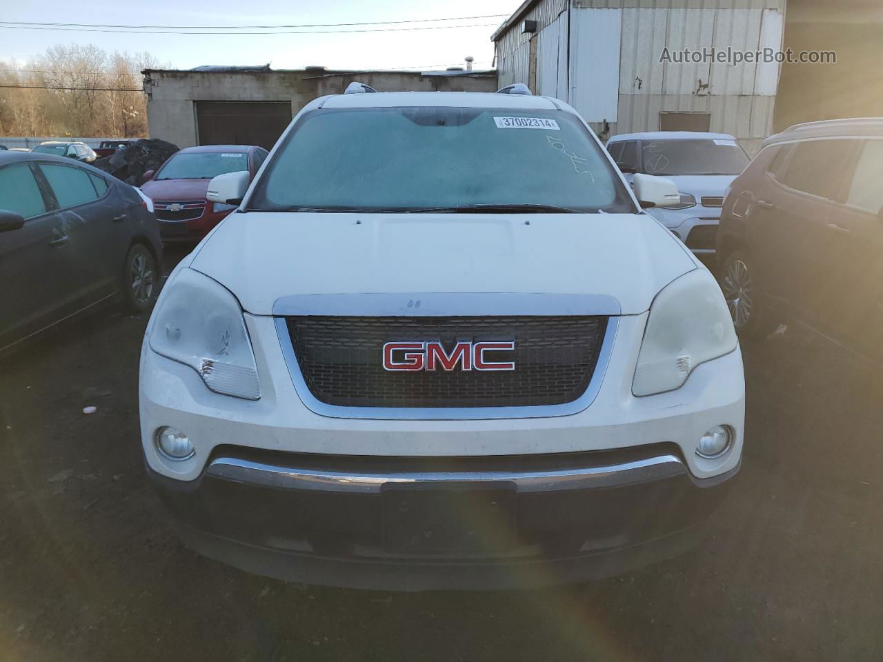 2007 Gmc Acadia Slt-2 White vin: 1GKEV33727J163999