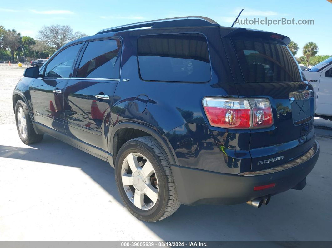 2007 Gmc Acadia Slt-1 Синий vin: 1GKEV33737J112298