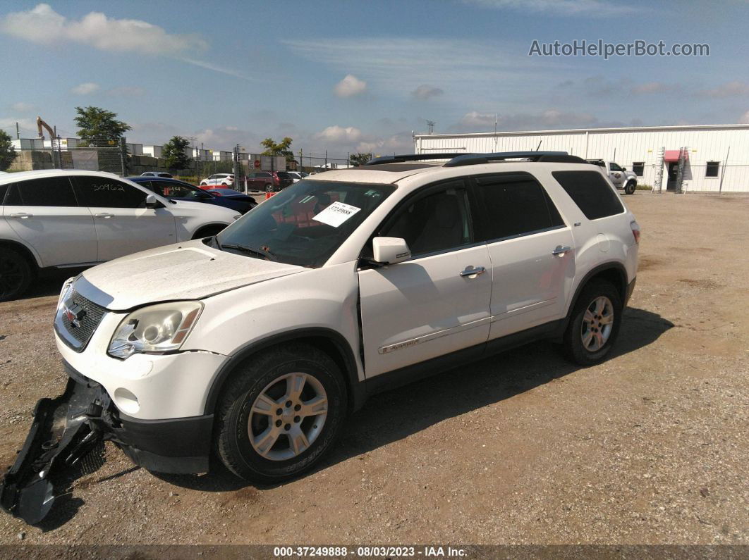 2007 Gmc Acadia Slt White vin: 1GKEV33747J123861