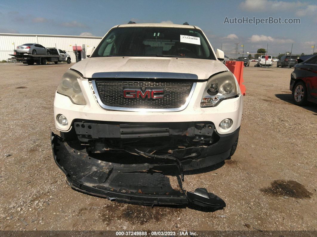 2007 Gmc Acadia Slt White vin: 1GKEV33747J123861