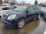 2007 Gmc Acadia Slt-2 Blue vin: 1GKEV33747J139445