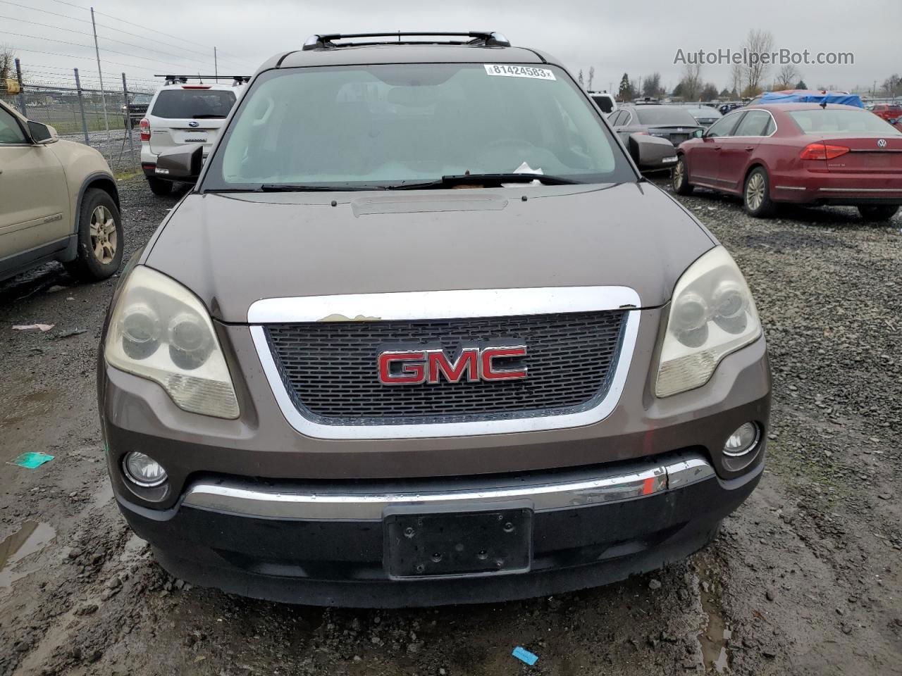 2007 Gmc Acadia Slt-2 Brown vin: 1GKEV33757J114134