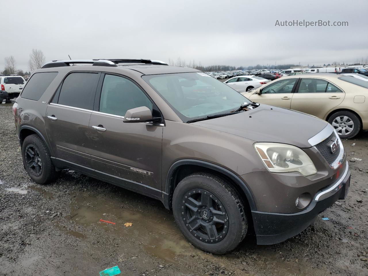 2007 Gmc Acadia Slt-2 Brown vin: 1GKEV33757J114134