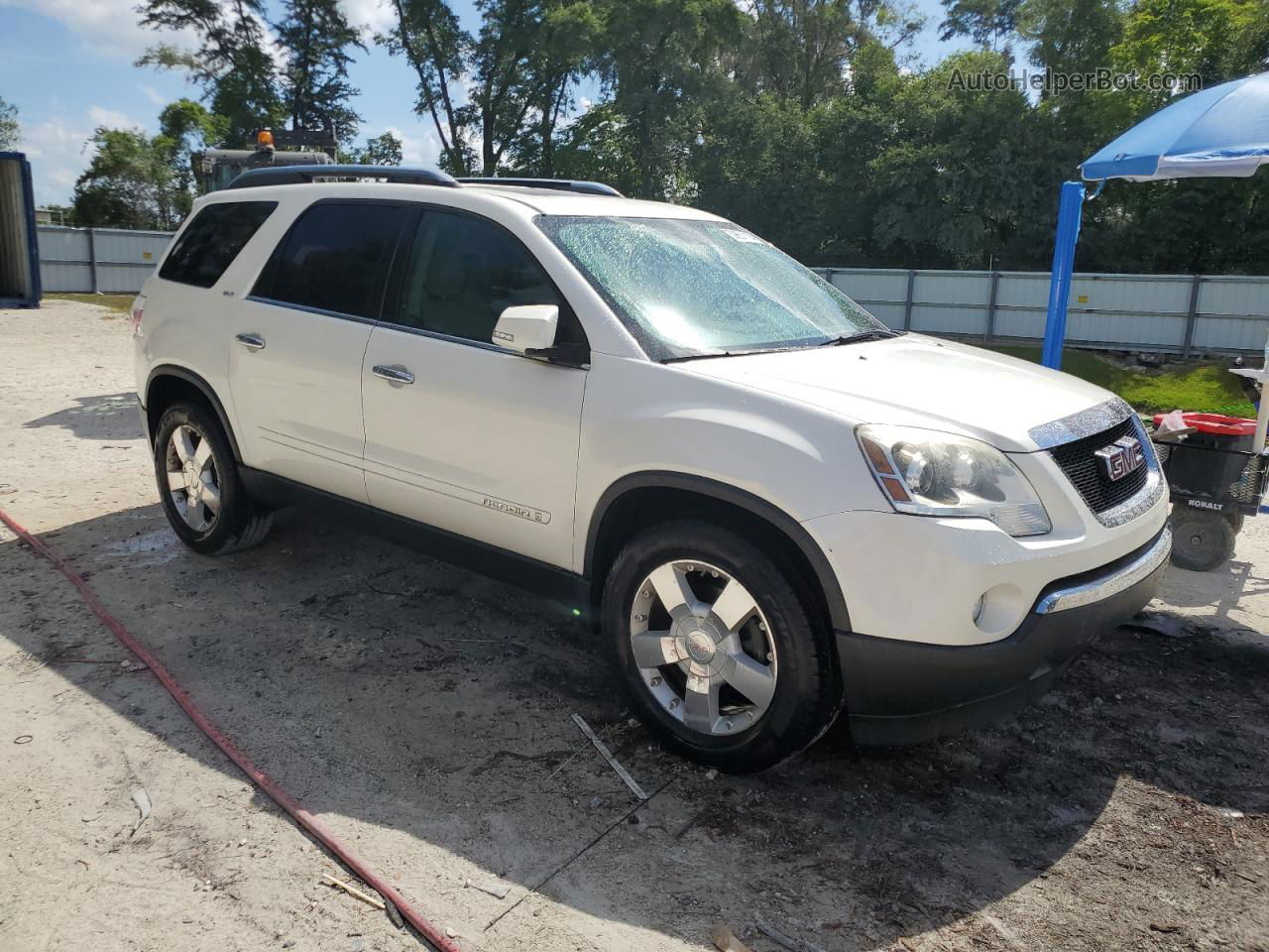 2007 Gmc Acadia Slt-2 Cream vin: 1GKEV33767J160586