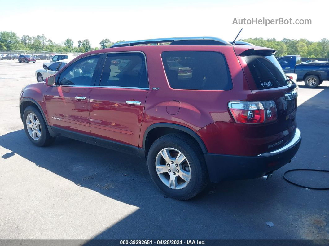 2007 Gmc Acadia Slt-1 Burgundy vin: 1GKEV33767J169577