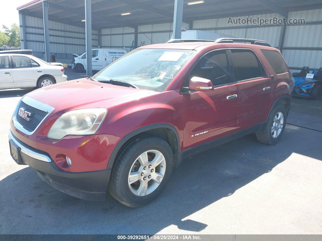 2007 Gmc Acadia Slt-1 Burgundy vin: 1GKEV33767J169577