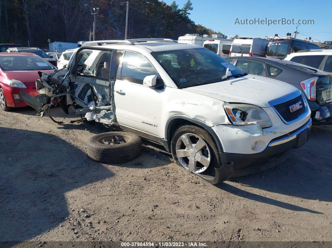 2007 Gmc Acadia Slt-1 White vin: 1GKEV33777J104947