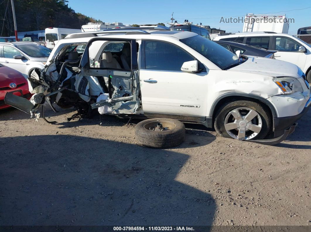 2007 Gmc Acadia Slt-1 White vin: 1GKEV33777J104947