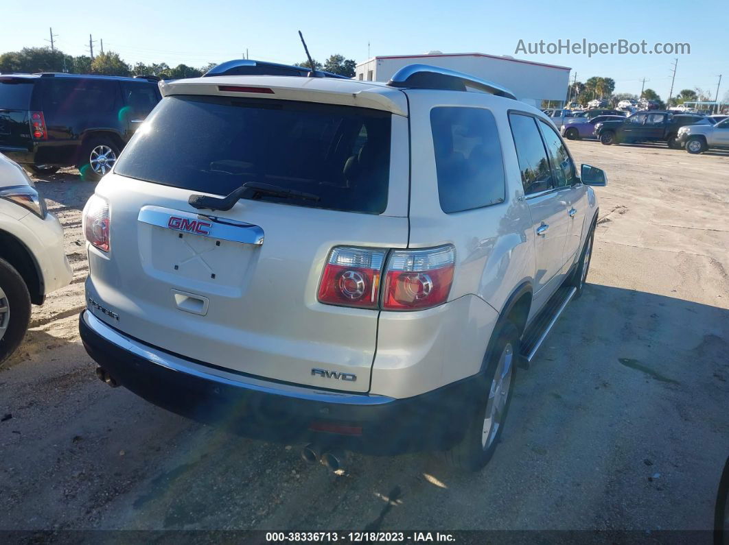 2007 Gmc Acadia Slt-1 Cream vin: 1GKEV33777J119688