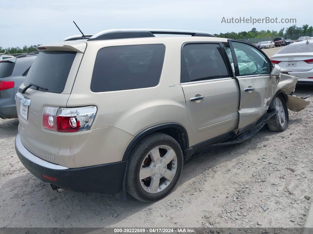 2007 Gmc Acadia Slt-1 Tan vin: 1GKEV33777J140749