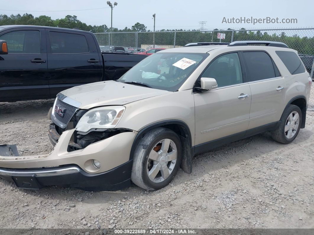 2007 Gmc Acadia Slt-1 Tan vin: 1GKEV33777J140749