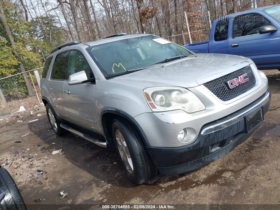 2007 Gmc Acadia Slt-1 Silver vin: 1GKEV33787J162484