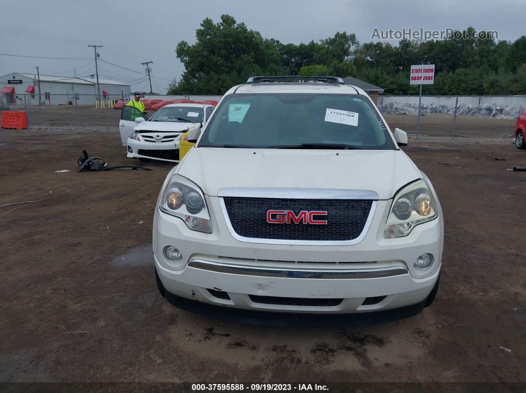 2007 Gmc Acadia Slt-1 White vin: 1GKEV33787J173646