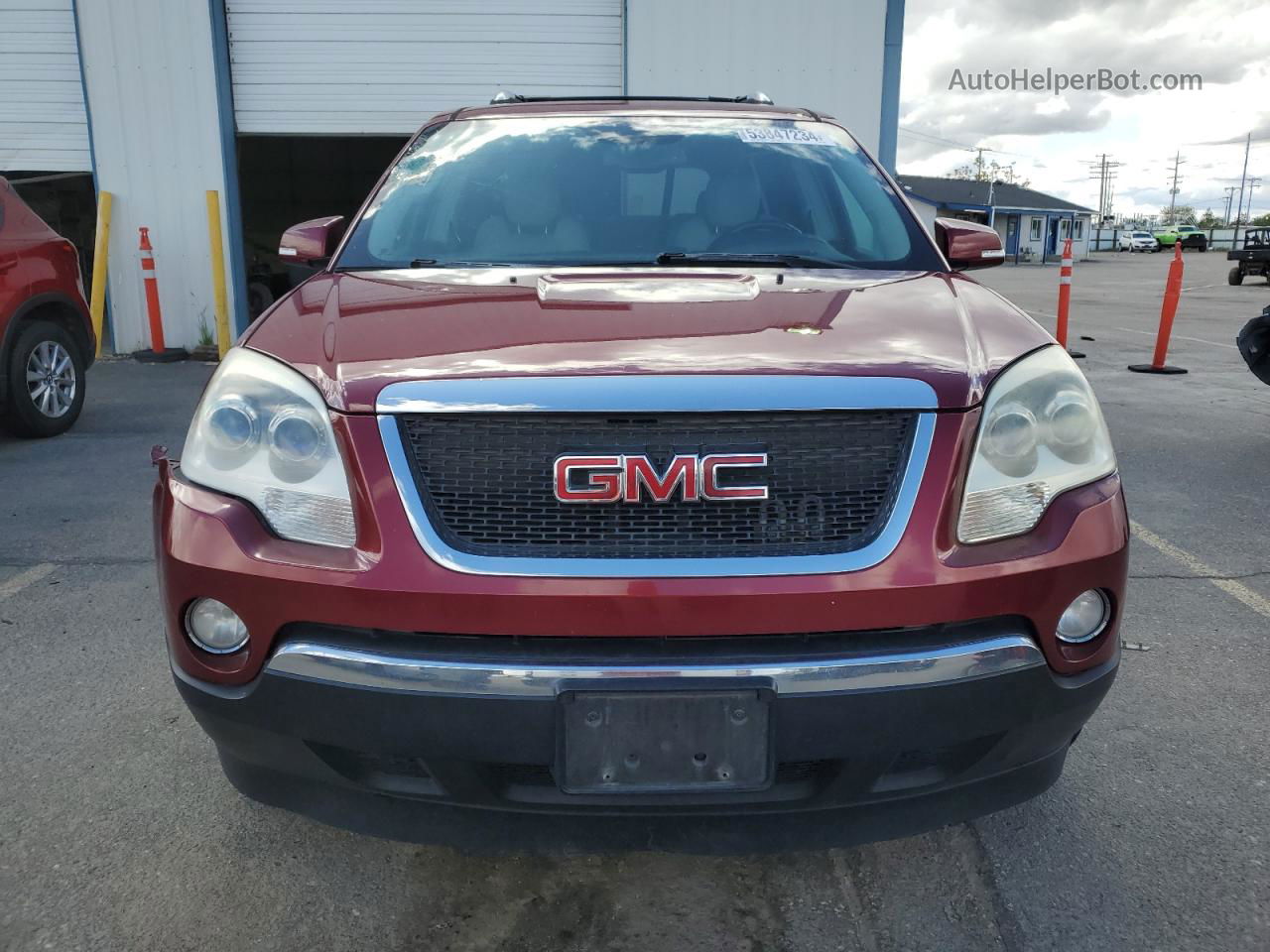 2007 Gmc Acadia Slt-2 Red vin: 1GKEV33797J153583