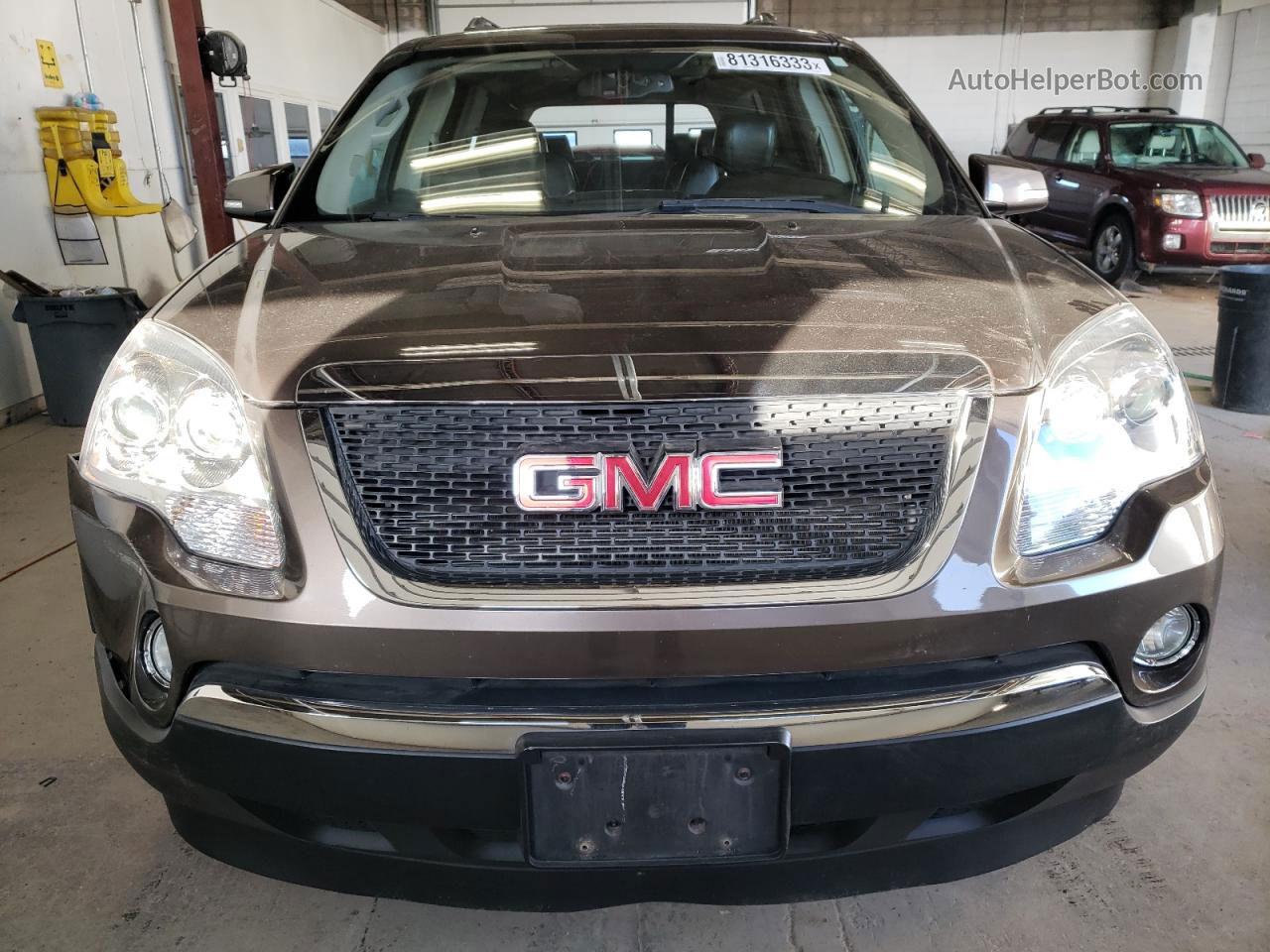 2007 Gmc Acadia Slt-2 Brown vin: 1GKEV33797J165832