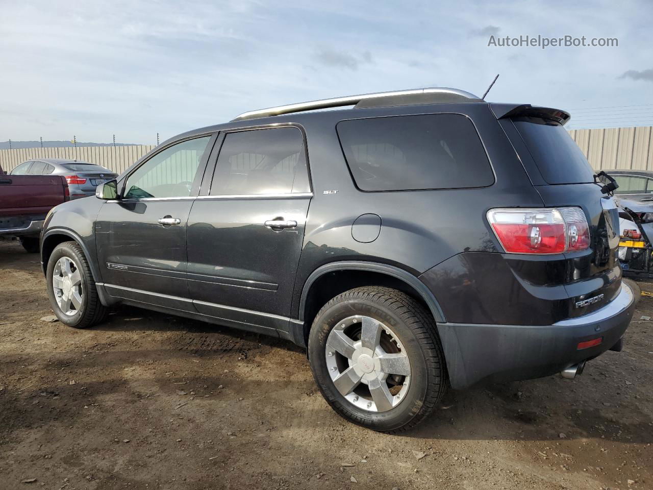 2007 Gmc Acadia Slt-2 Black vin: 1GKEV337X7J157108