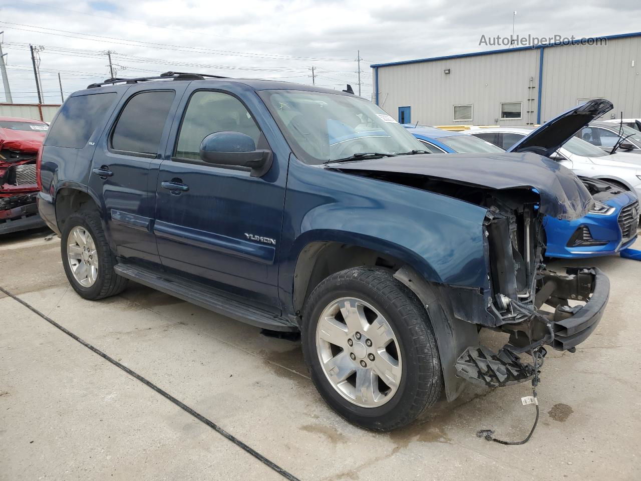 2007 Gmc Yukon  Blue vin: 1GKFC13047J152259