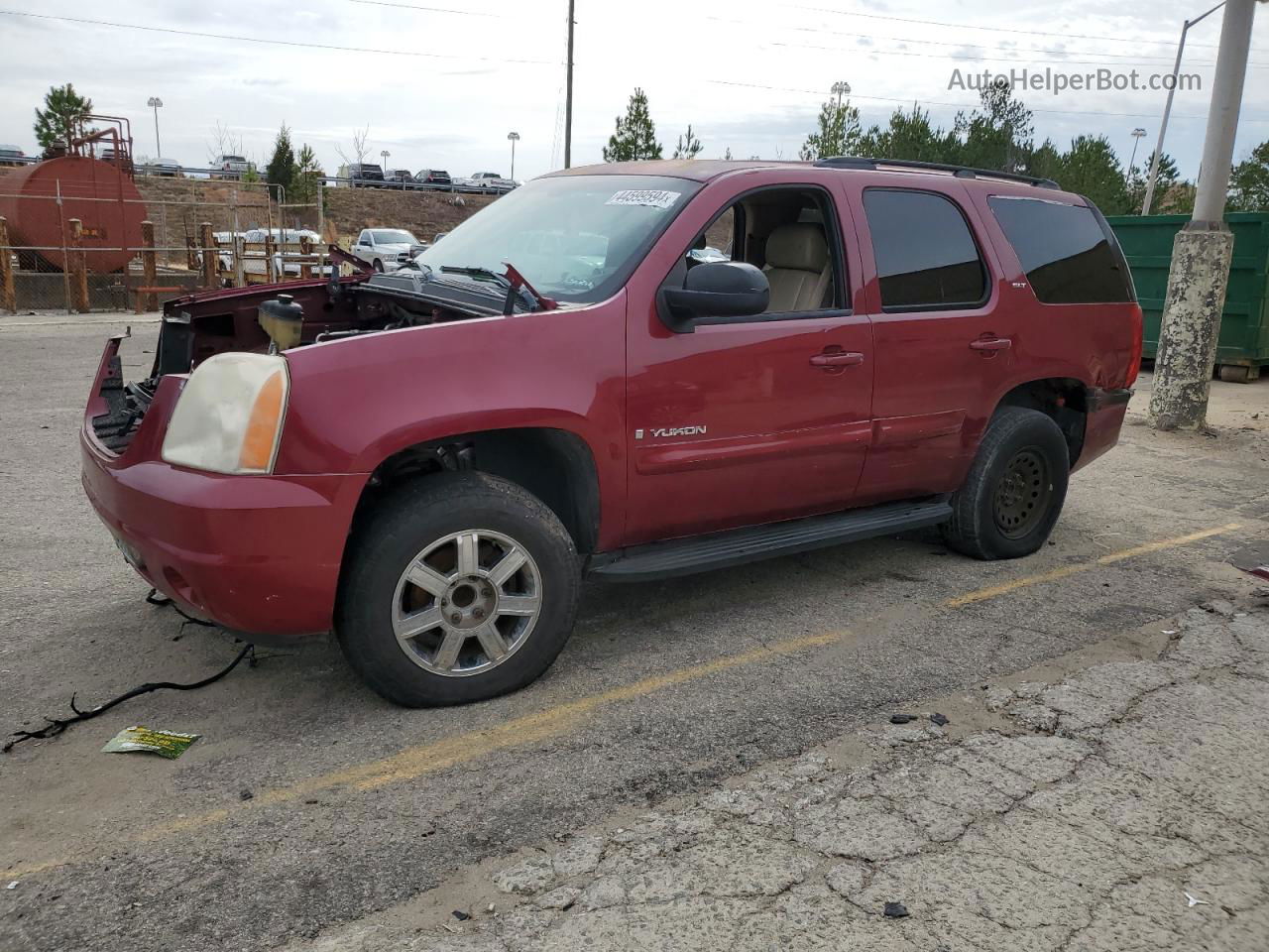 2007 Gmc Yukon  Burgundy vin: 1GKFC13097R357917