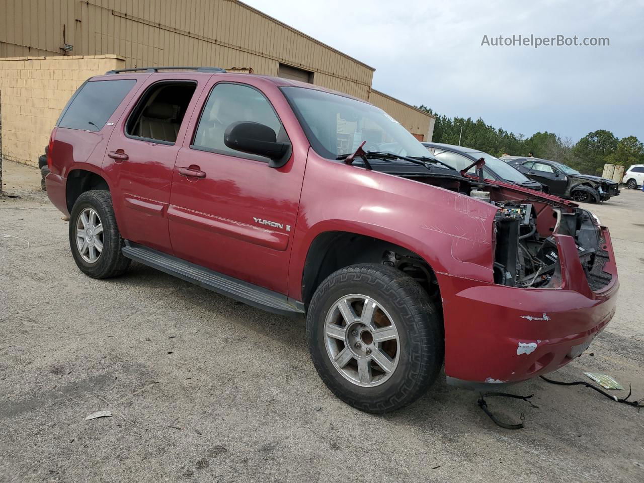 2007 Gmc Yukon  Burgundy vin: 1GKFC13097R357917