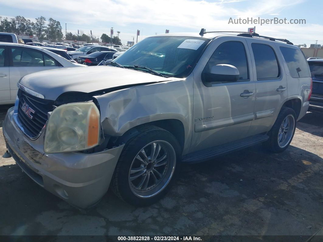 2007 Gmc Yukon Slt Beige vin: 1GKFC13J17R100601