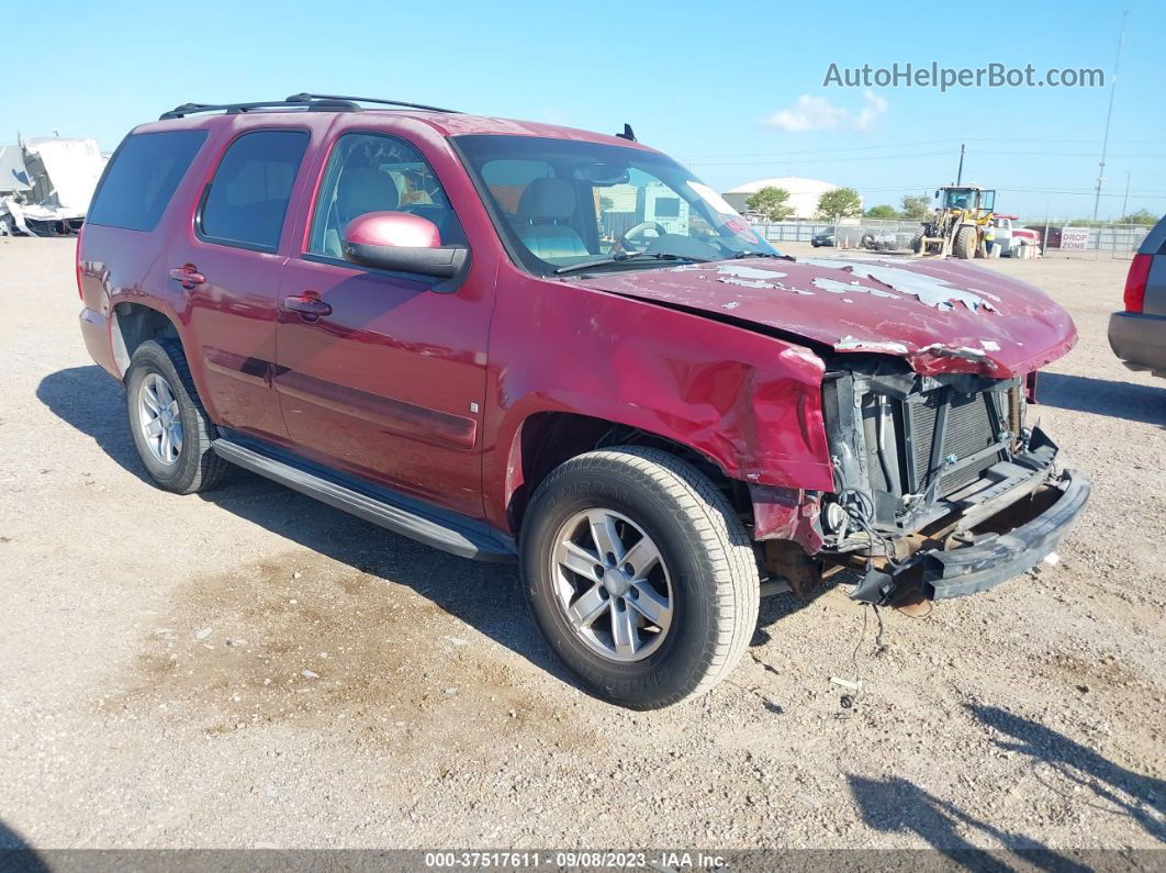 2007 Gmc Yukon Sle Maroon vin: 1GKFC13J37R140632