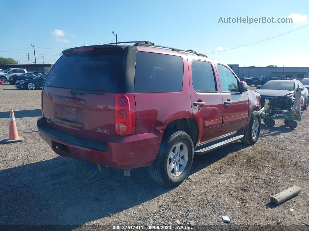 2007 Gmc Yukon Sle Maroon vin: 1GKFC13J37R140632