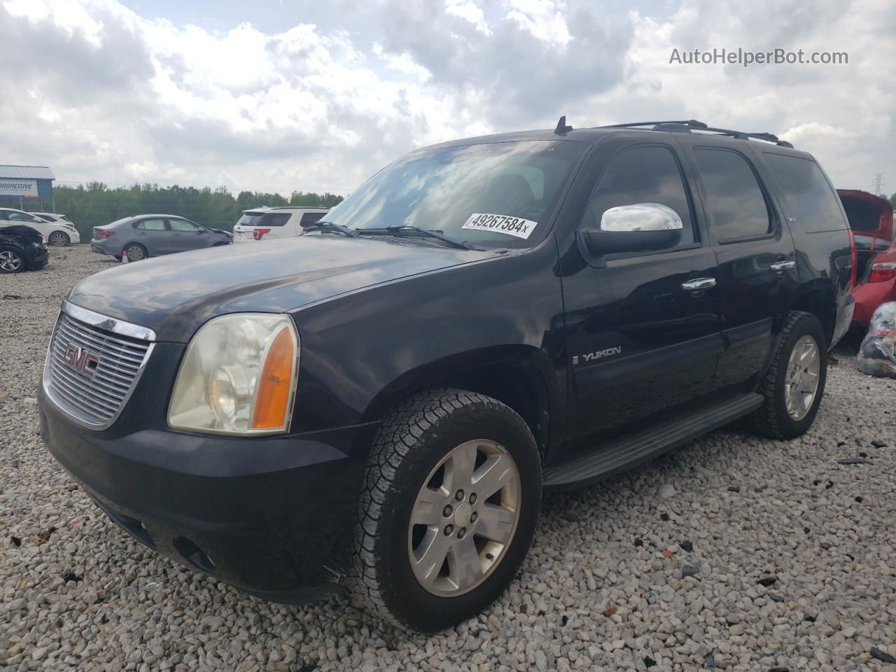 2007 Gmc Yukon  Черный vin: 1GKFC13J37R383423