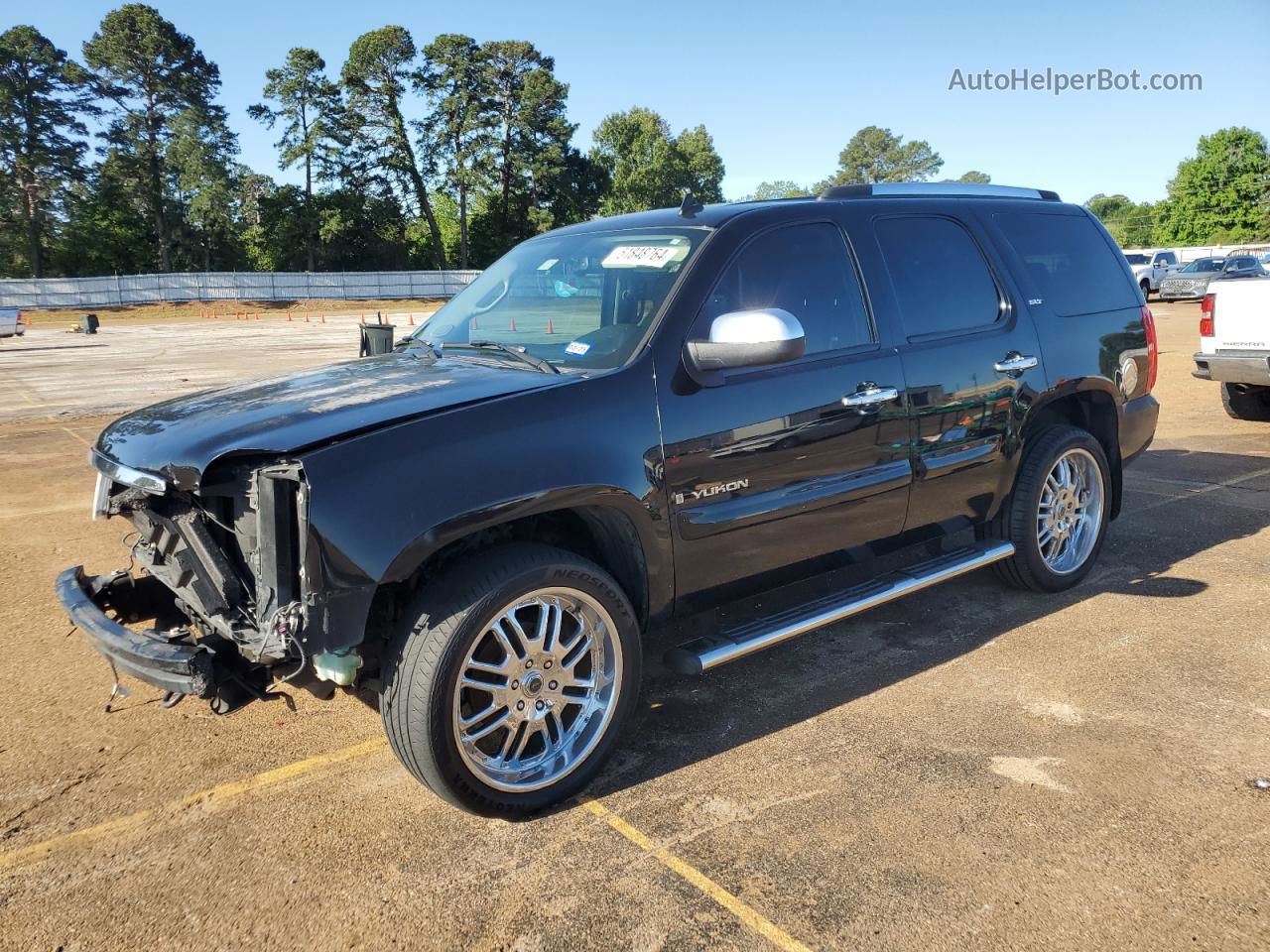 2007 Gmc Yukon  Черный vin: 1GKFC13J37R404349