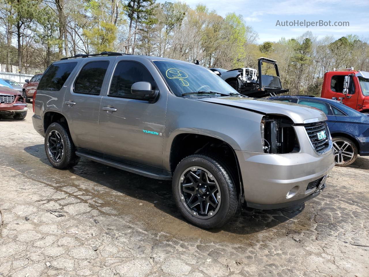 2007 Gmc Yukon  Gray vin: 1GKFC13J47R133284