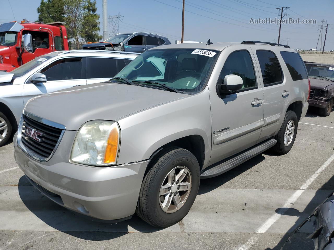 2007 Gmc Yukon  Gray vin: 1GKFC13J57J126228