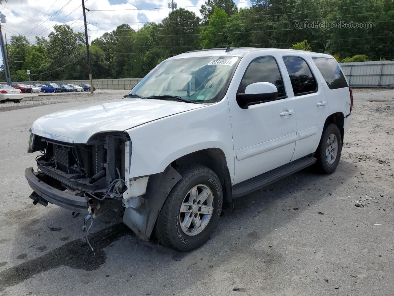 2007 Gmc Yukon  White vin: 1GKFC13J77J120334