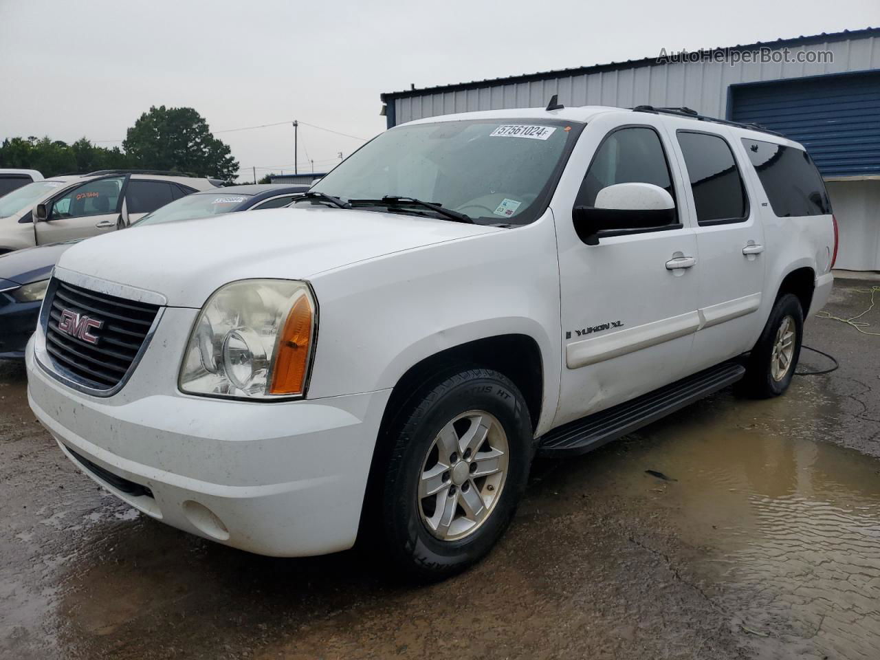 2007 Gmc Yukon Xl C1500 White vin: 1GKFC16017R280651