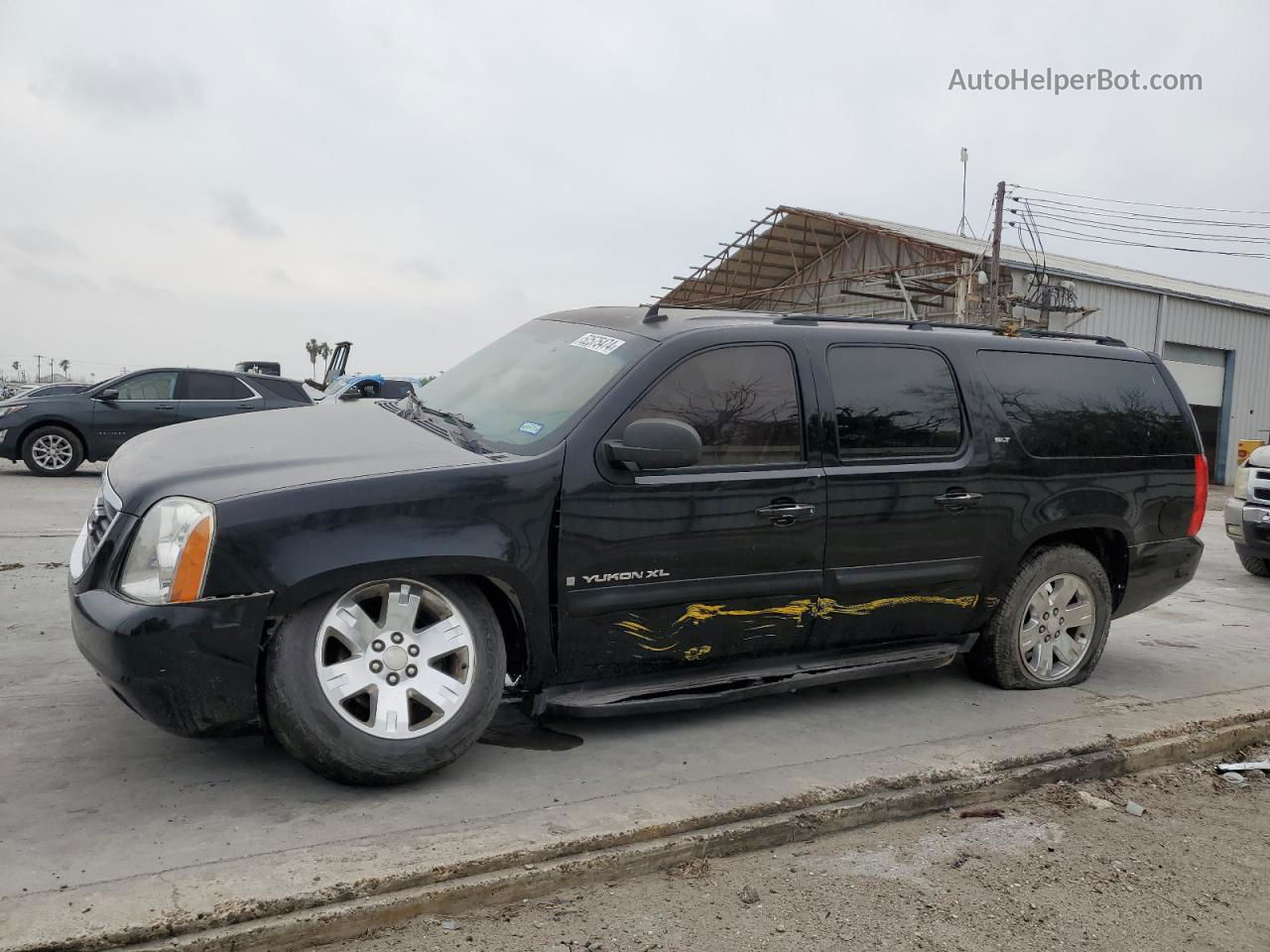 2007 Gmc Yukon Xl C1500 Black vin: 1GKFC160X7R411835