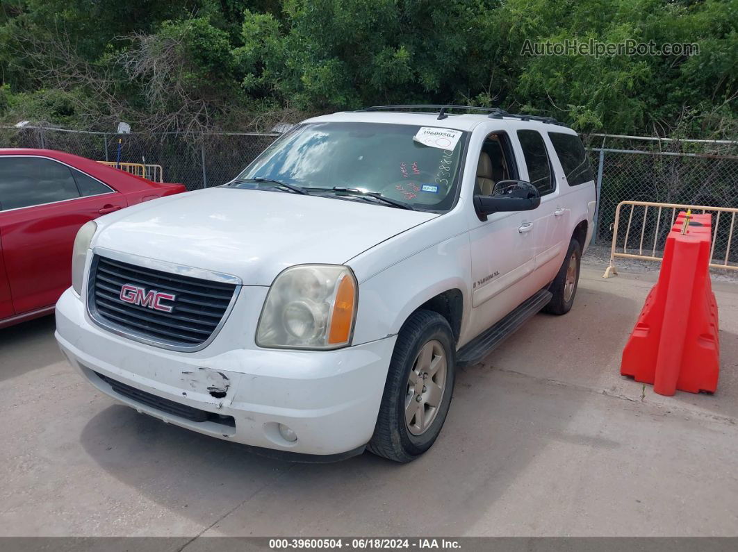 2007 Gmc Yukon Xl 1500 Slt White vin: 1GKFC16J07R338810