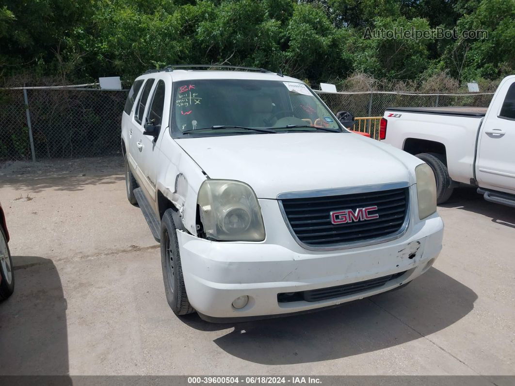 2007 Gmc Yukon Xl 1500 Slt White vin: 1GKFC16J07R338810