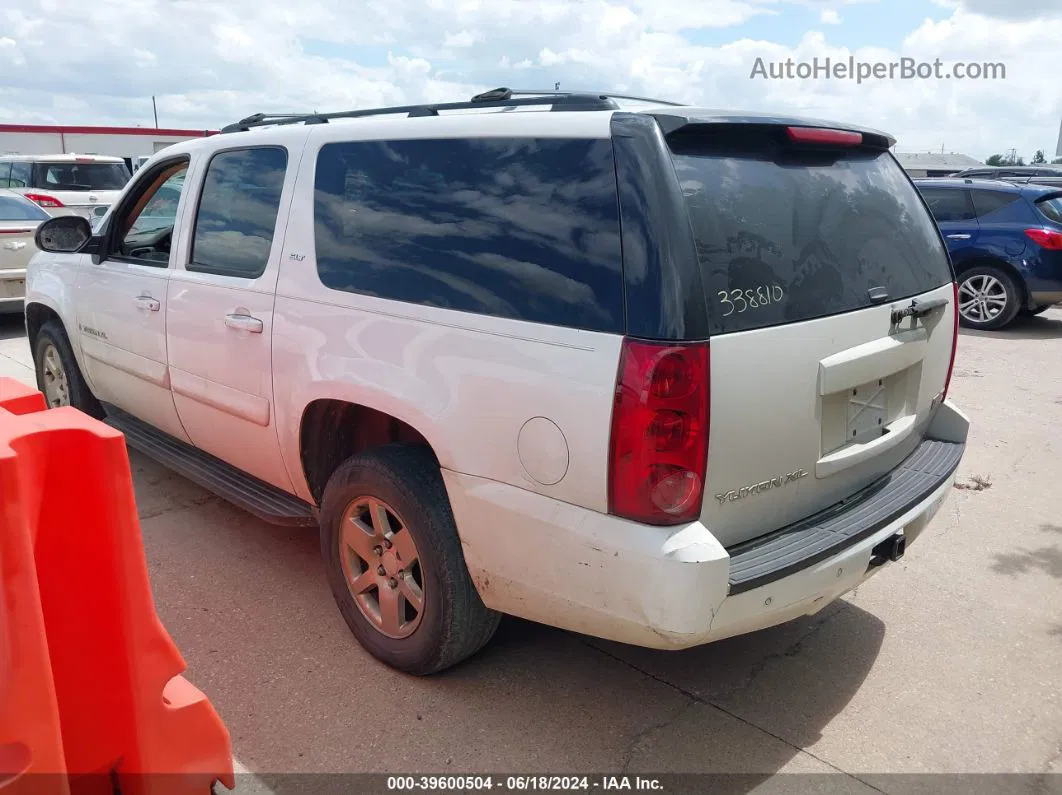 2007 Gmc Yukon Xl 1500 Slt White vin: 1GKFC16J07R338810