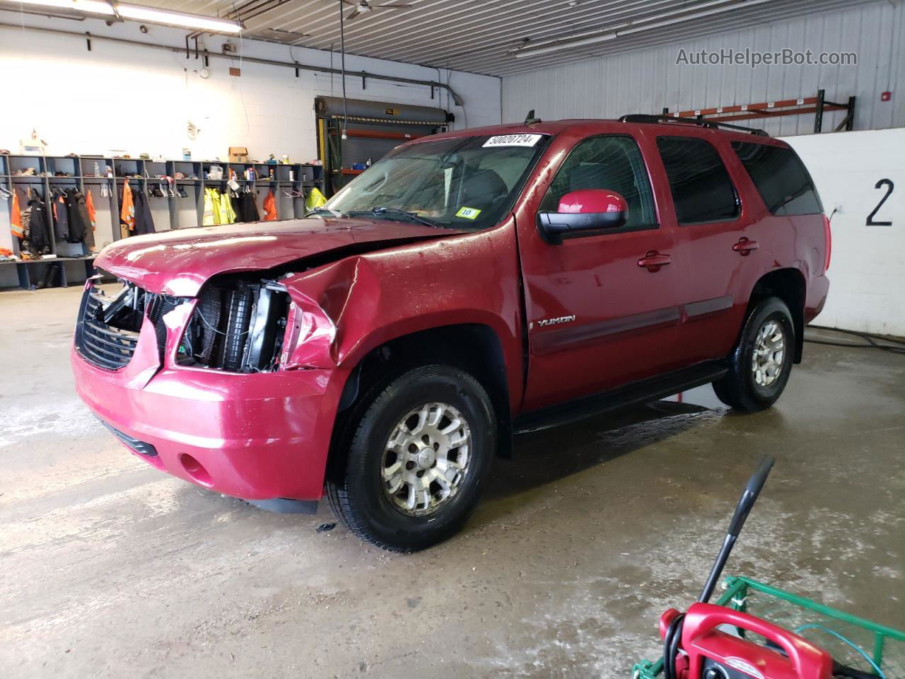 2007 Gmc Yukon  Maroon vin: 1GKFK13017J290487