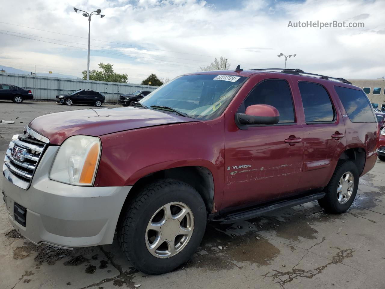 2007 Gmc Yukon  Бордовый vin: 1GKFK13057J123470