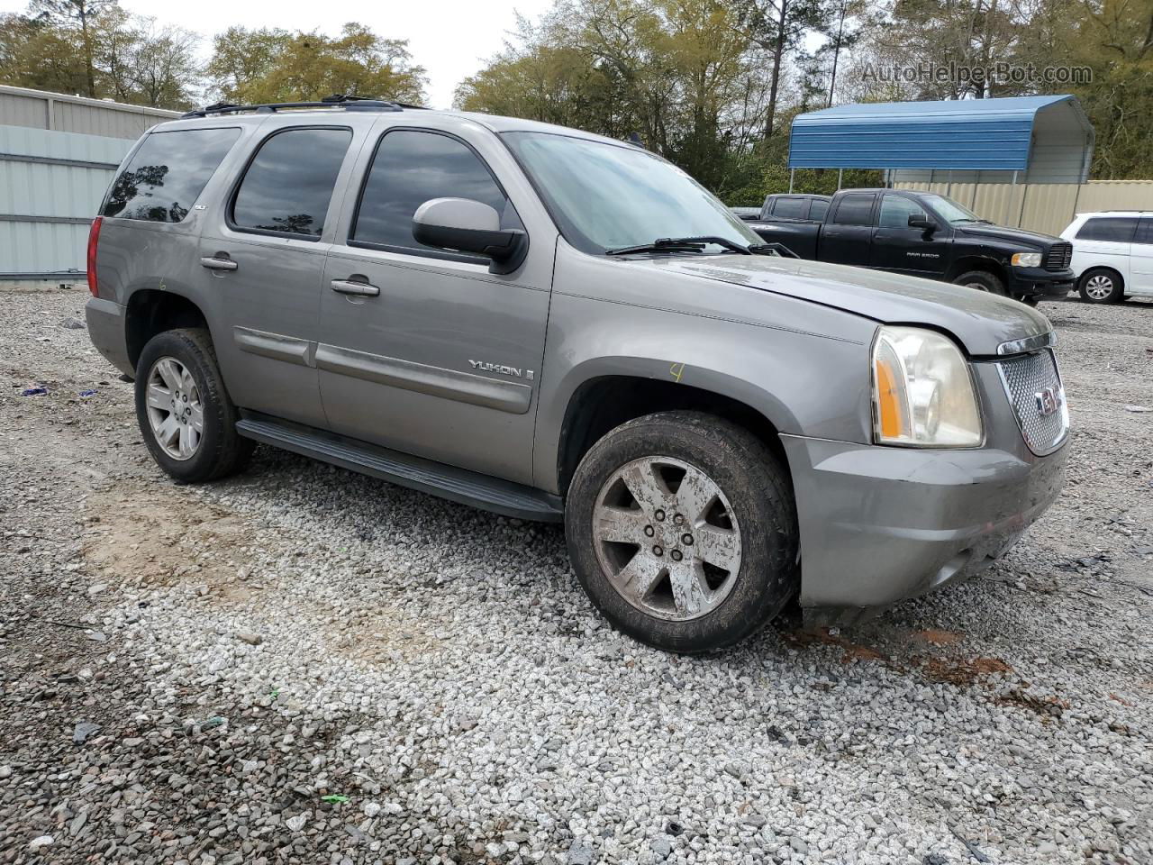 2007 Gmc Yukon  Серый vin: 1GKFK13057J329579