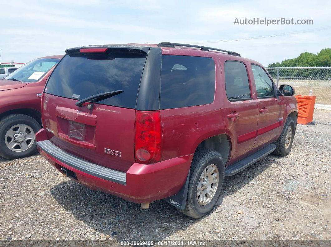 2007 Gmc Yukon Sle Red vin: 1GKFK13067J115457