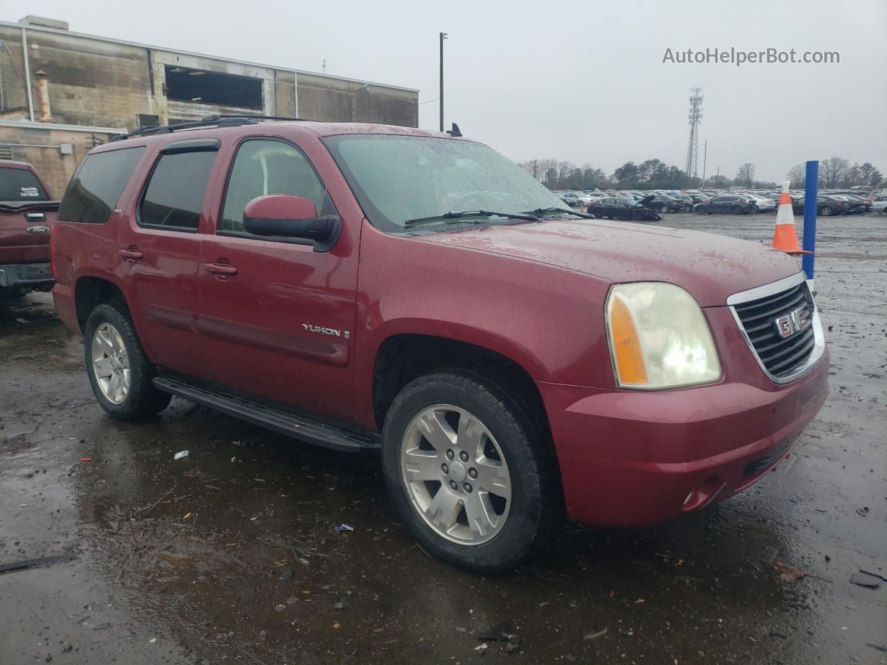 2007 Gmc Yukon  Красный vin: 1GKFK13067J307395