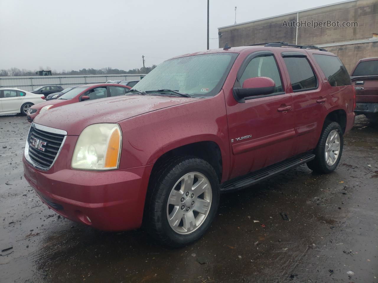 2007 Gmc Yukon  Красный vin: 1GKFK13067J307395