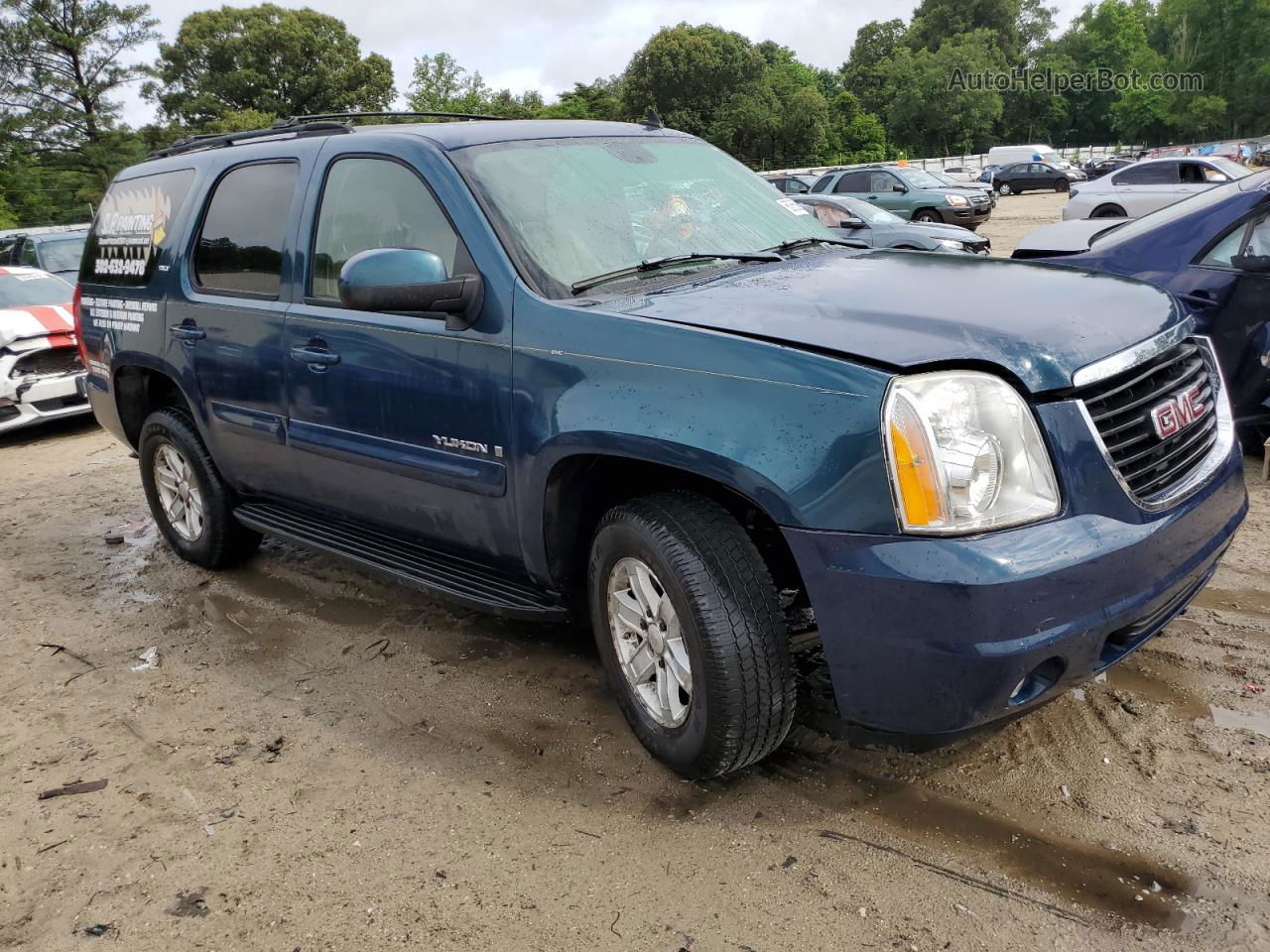 2007 Gmc Yukon  Синий vin: 1GKFK13087J104945